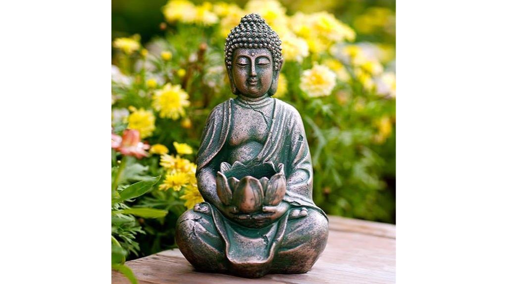 buddha led candle holder