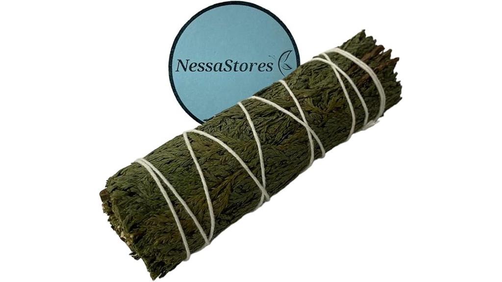 cedar smudge home cleansing
