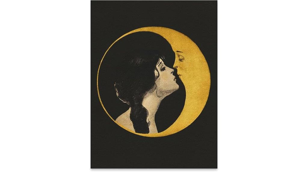 celestial moon wall art