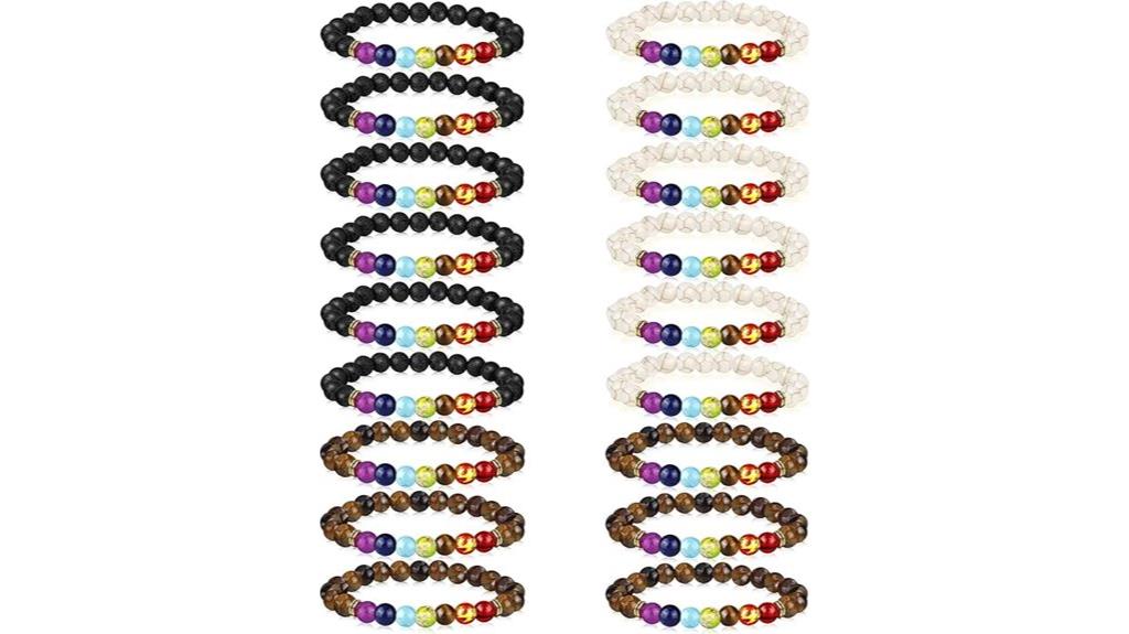 chakra bracelet set