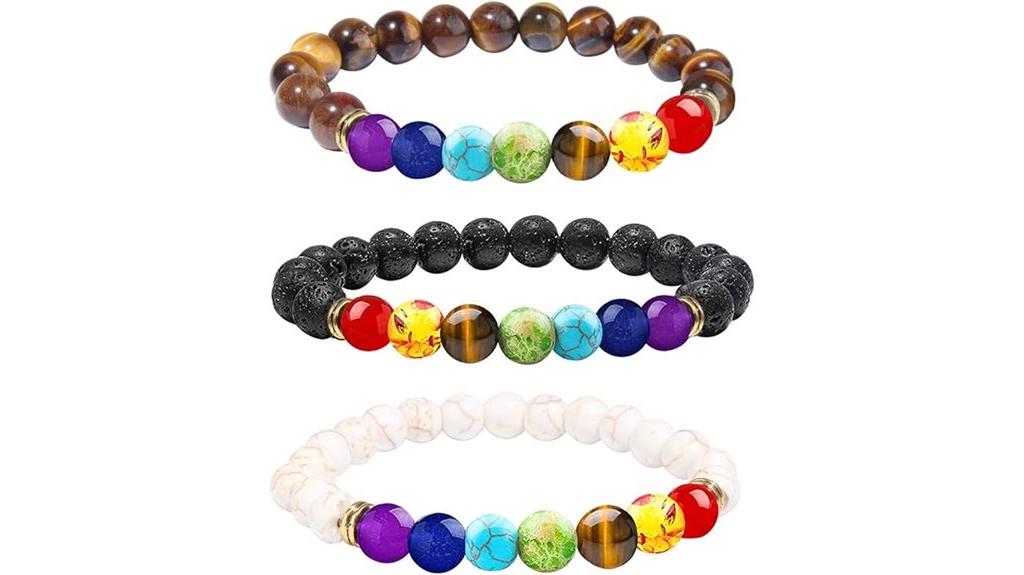 chakra bracelets set