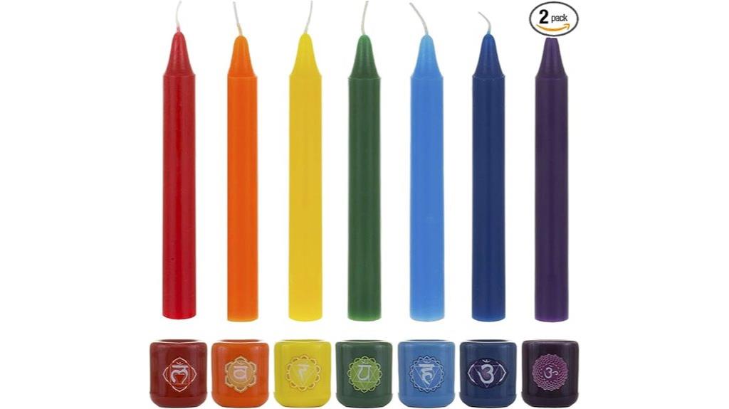 chakra candle set