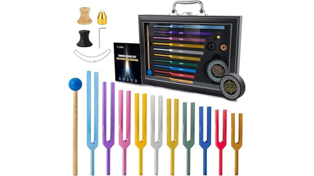 chakra tuning fork set