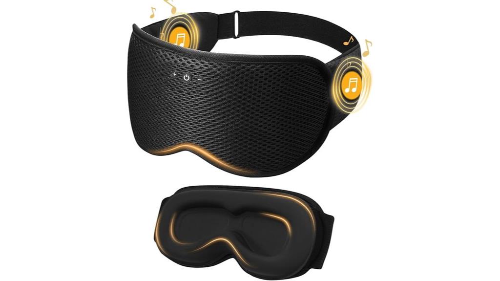 contoured bluetooth sleep mask