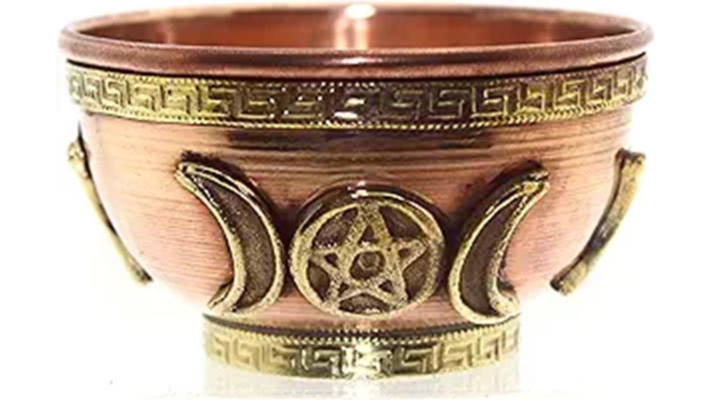 copper bowl 3 inch diameter