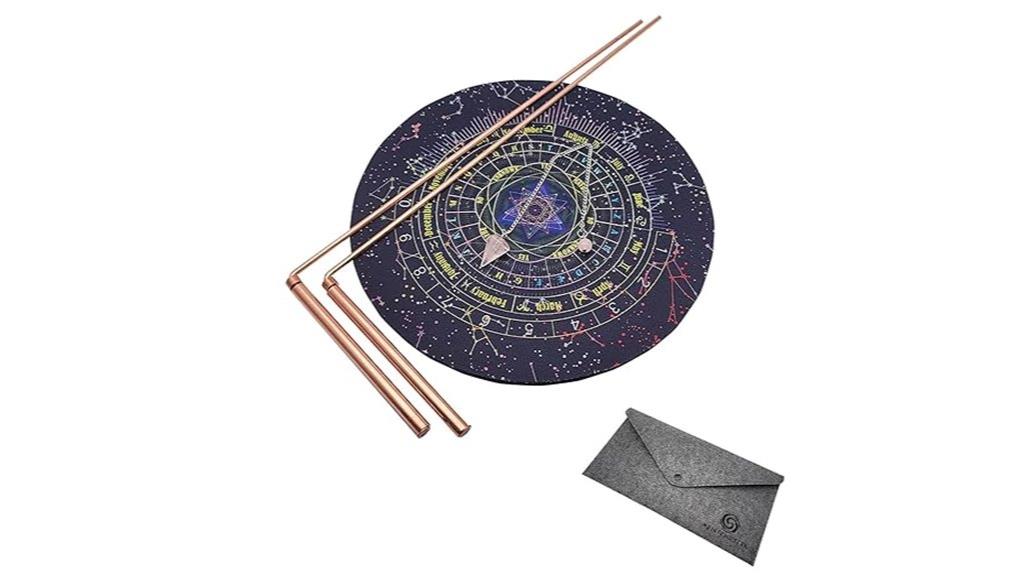 copper divination tool set