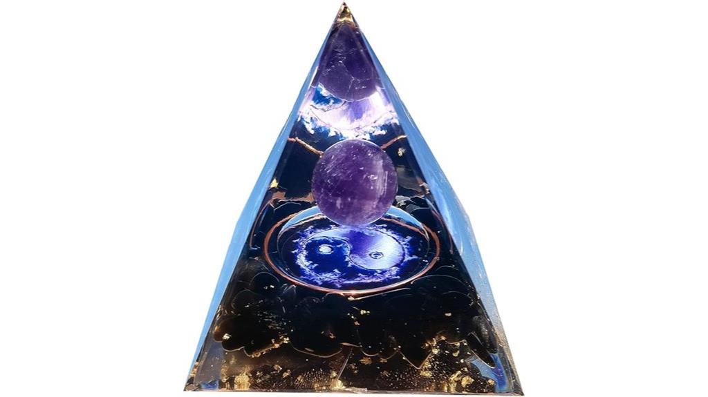 crystal pyramid for meditation
