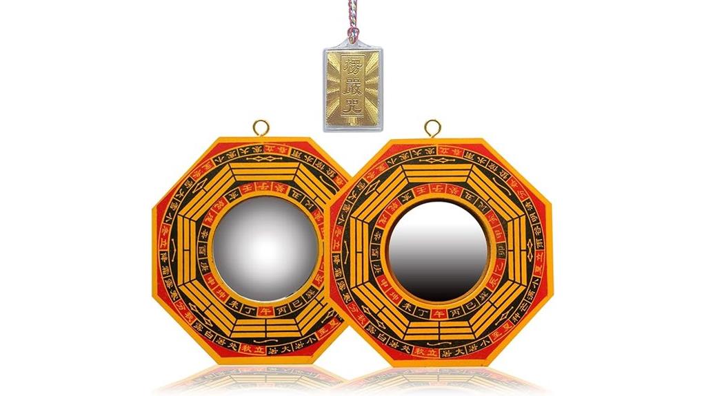 decorative bagua mirror set