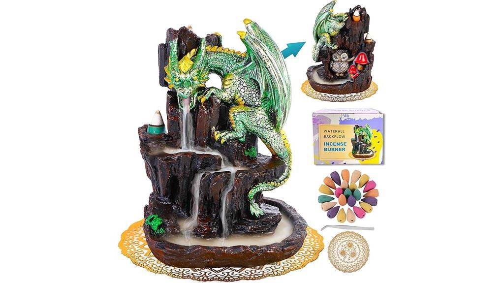 dragon mountain incense burner