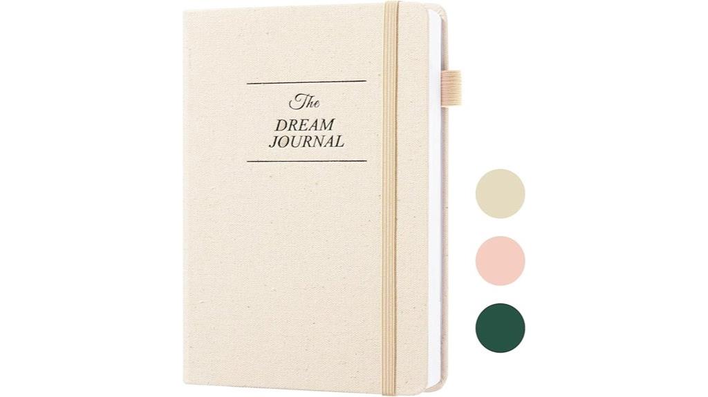 dream journal hardcover notebook