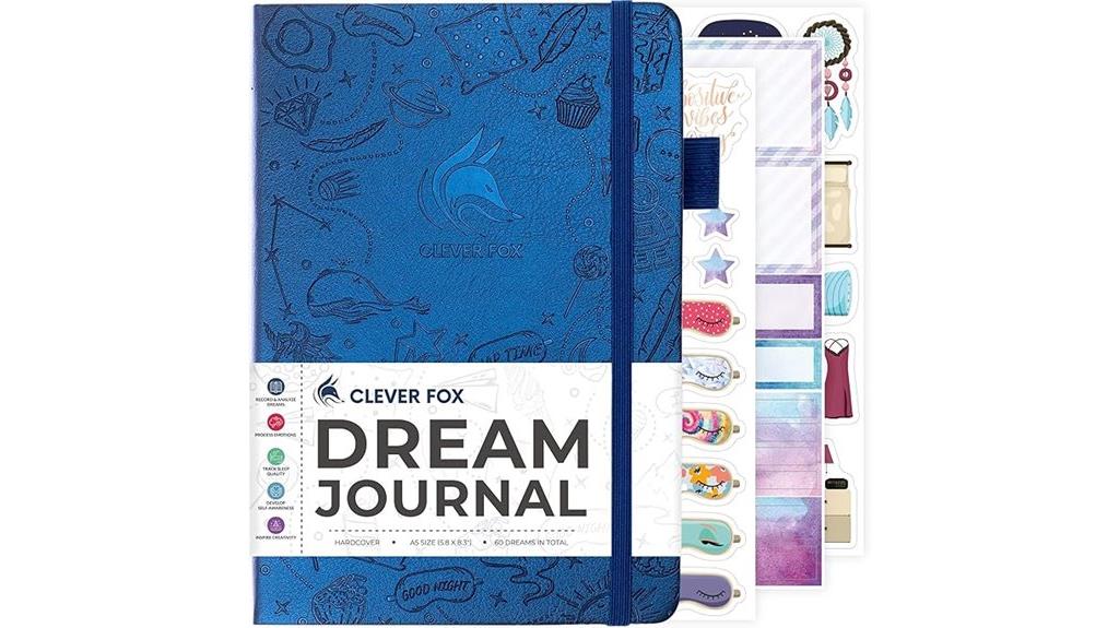 dream journal with guided prompts