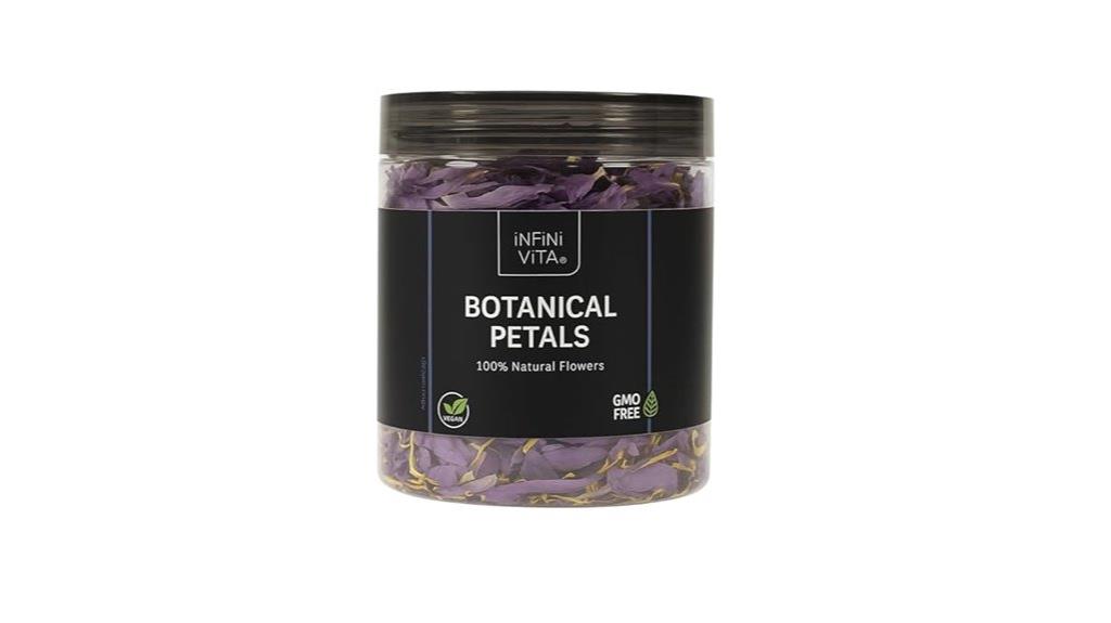 dried flower petals for tea