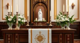 elegant functional altar tables