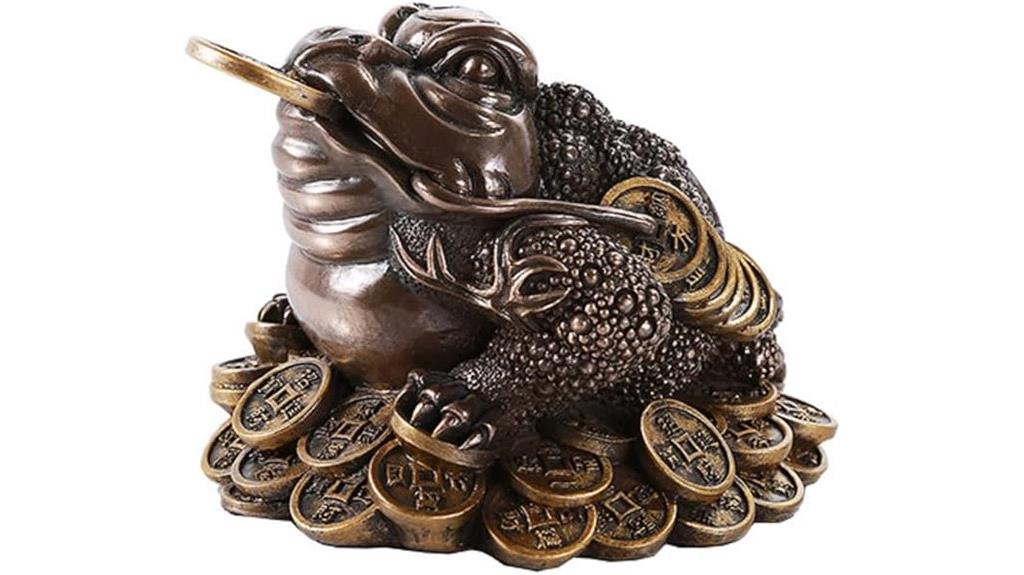 feng shui coin toad