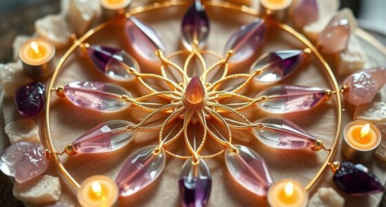flower of life crystal grids