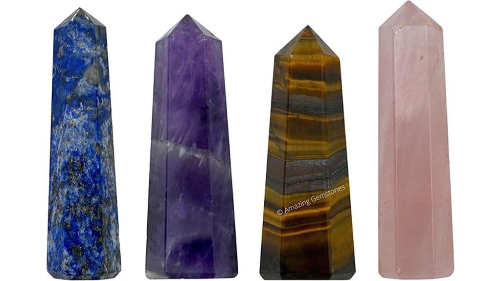 four crystal tower gems