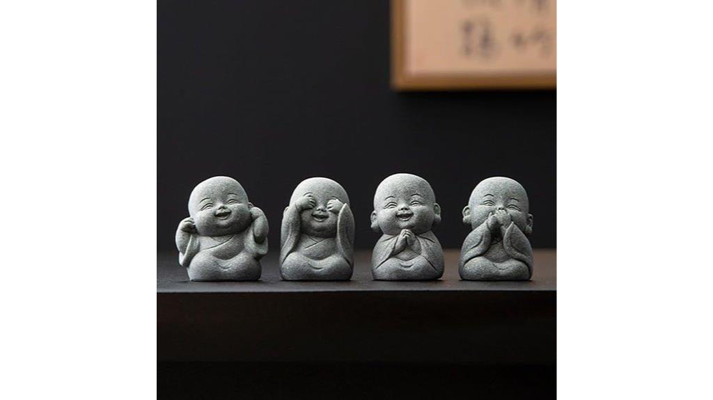 four pack laughing buddha