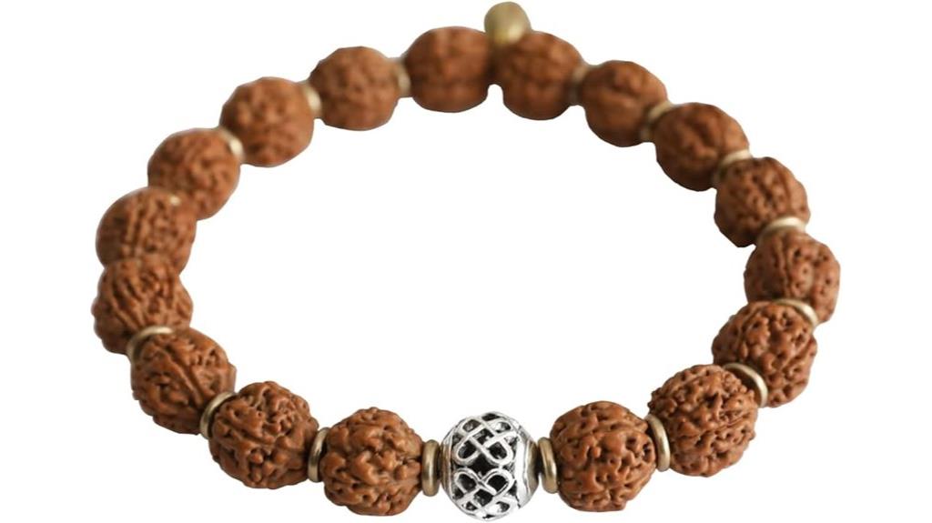 genuine five face rudraksha bracelet