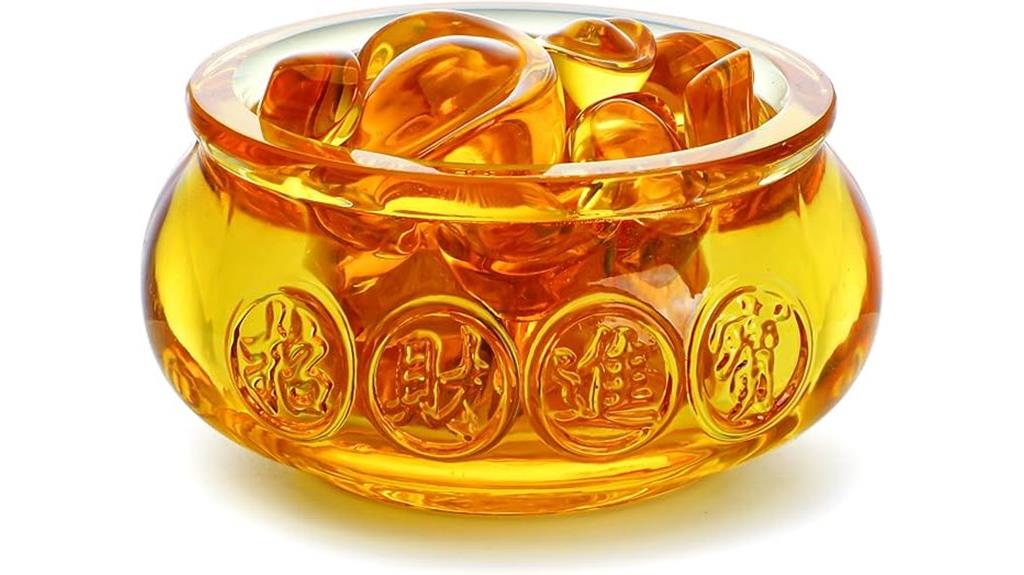 handmade crystal figurine basin