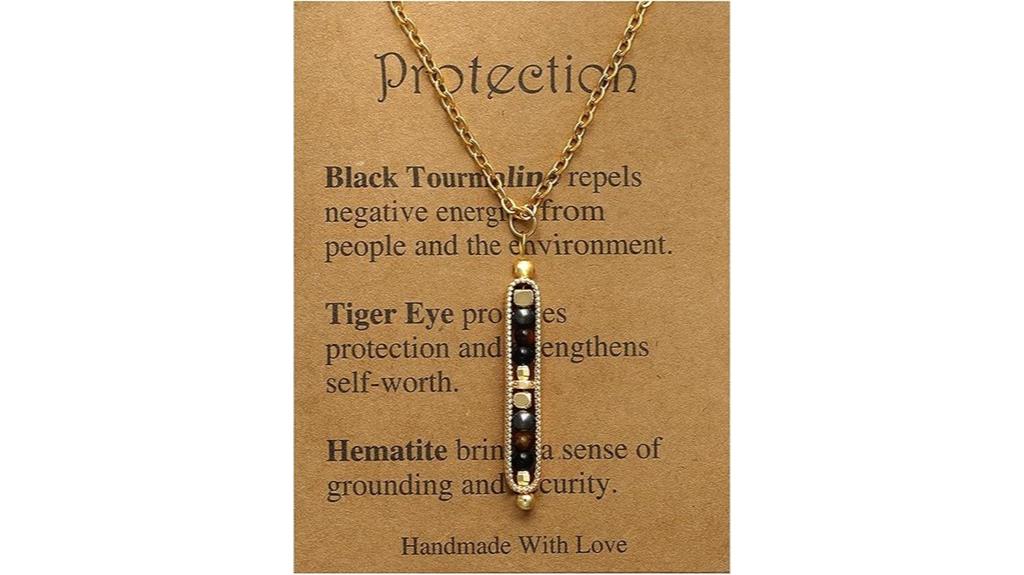 healing crystal necklace
