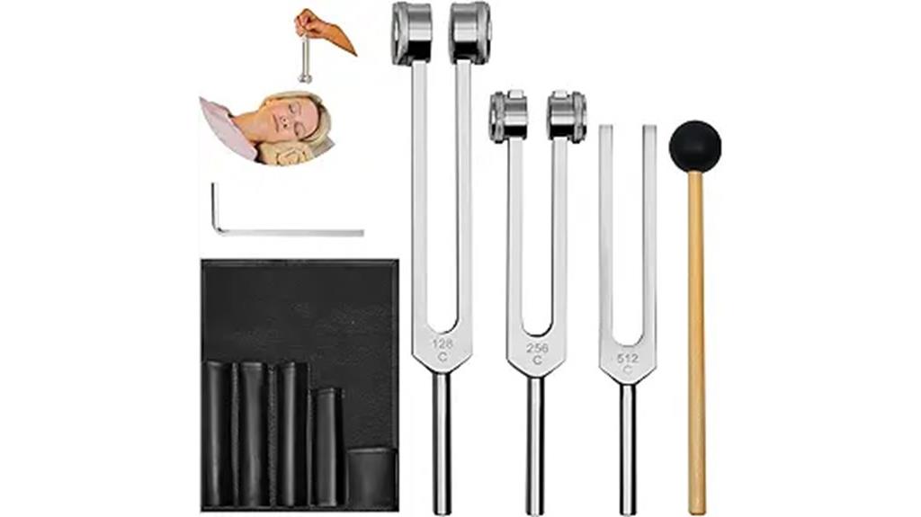 healing tuning fork set