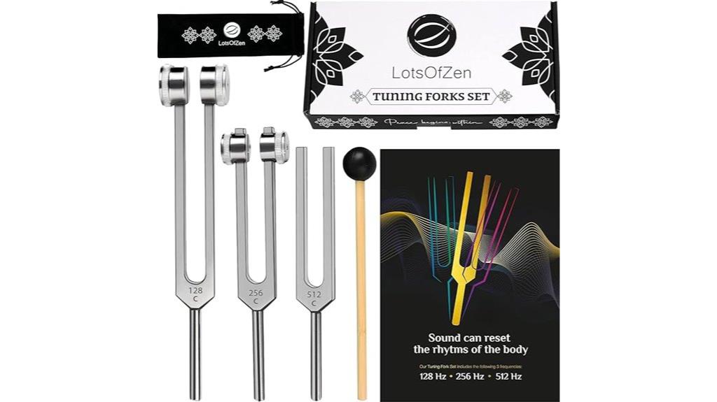 healing tuning forks set