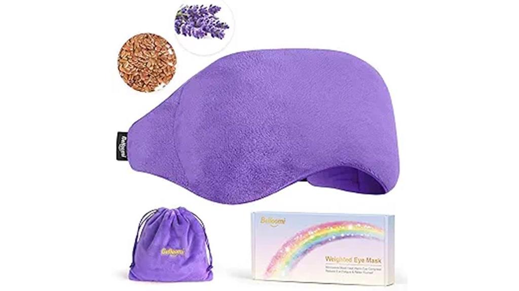 heated weighted sleep mask