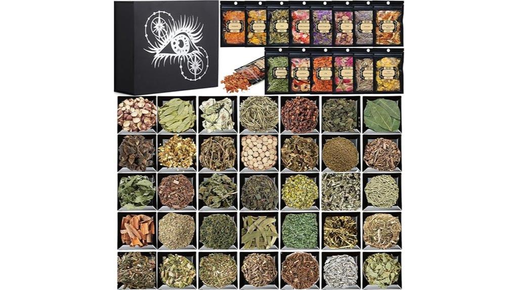 herbs and flowers pack