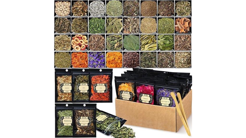 herbs set for witchcraft