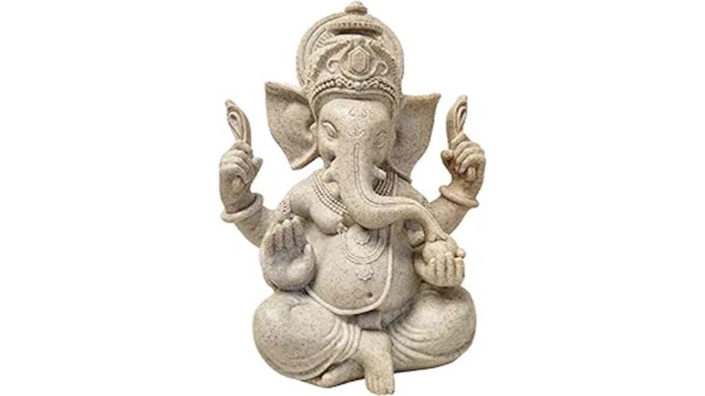 hindu ganesha meditation statue