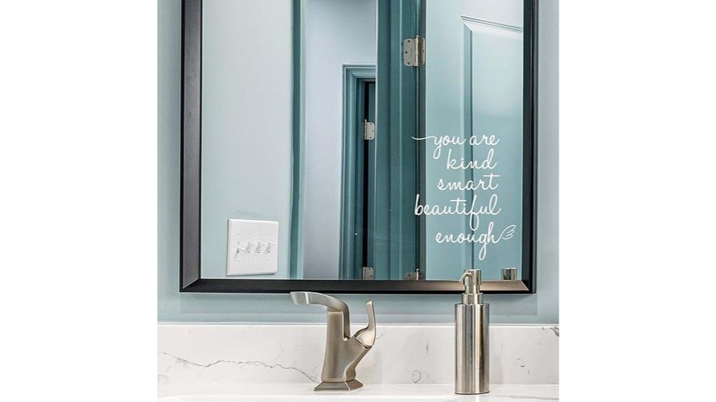 home decor affirmation stickers