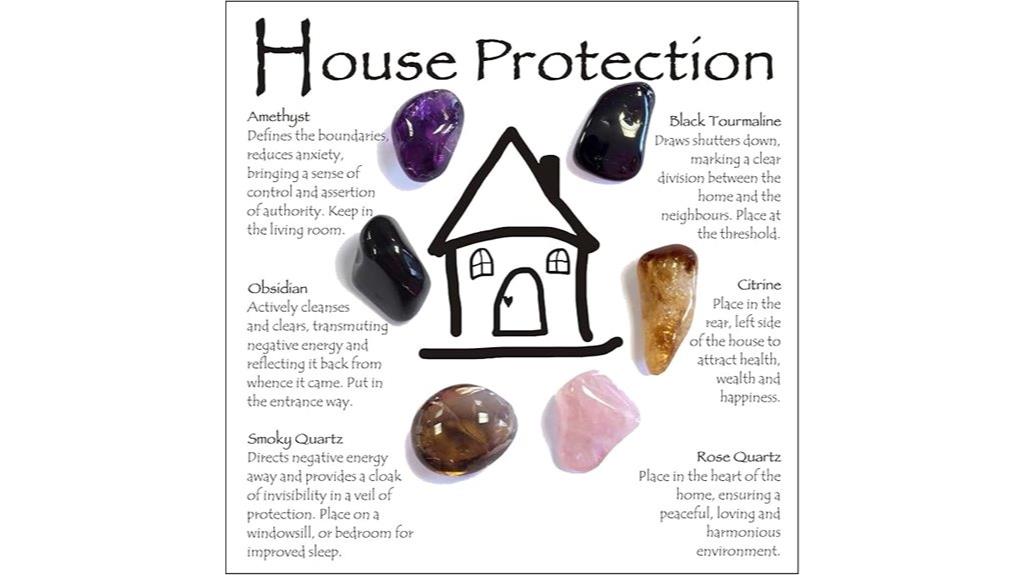 house negative energy stones