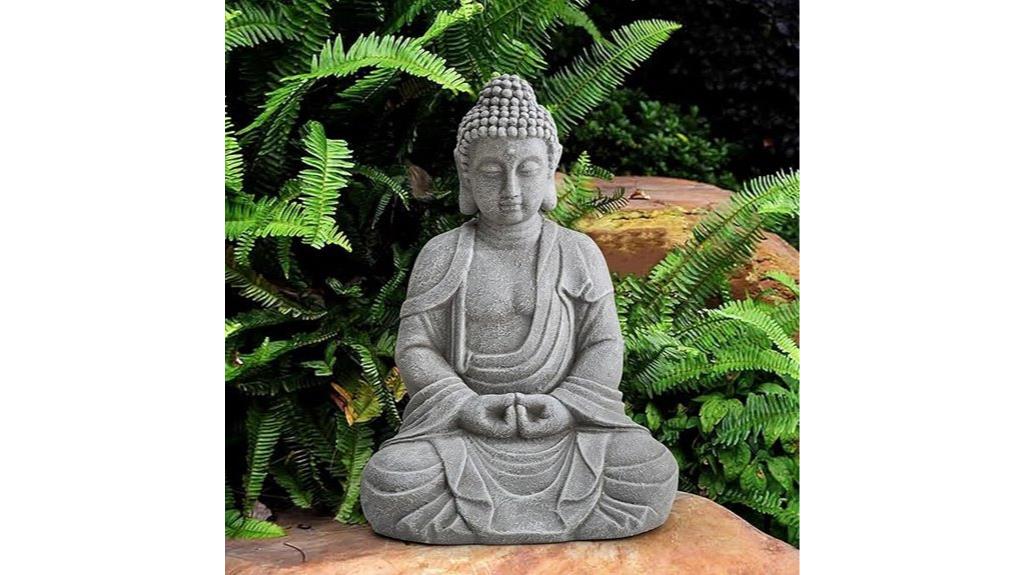 large garden buddha statue