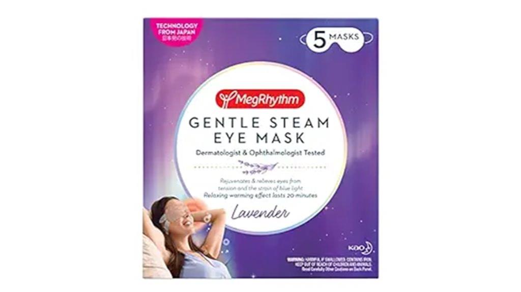lavender steam eye masks