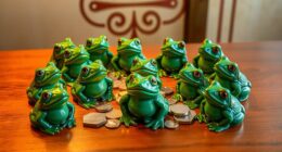 luck wealth frogs prosperity