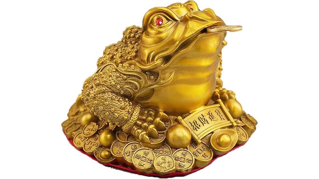 lucky frogs wealth decor