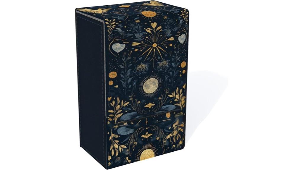 magnetic lid tarot cardholder