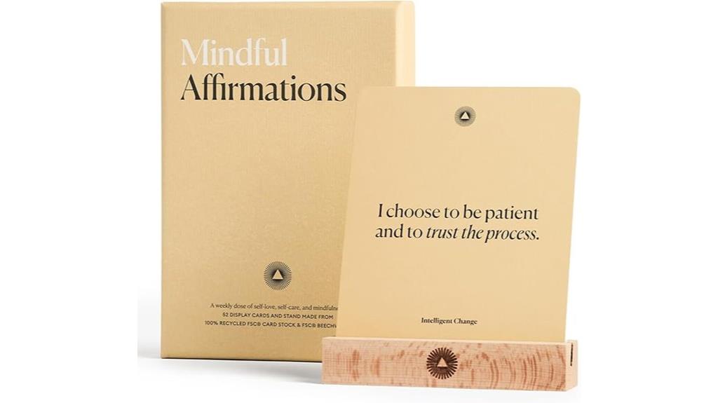 mindful affirmation cards set