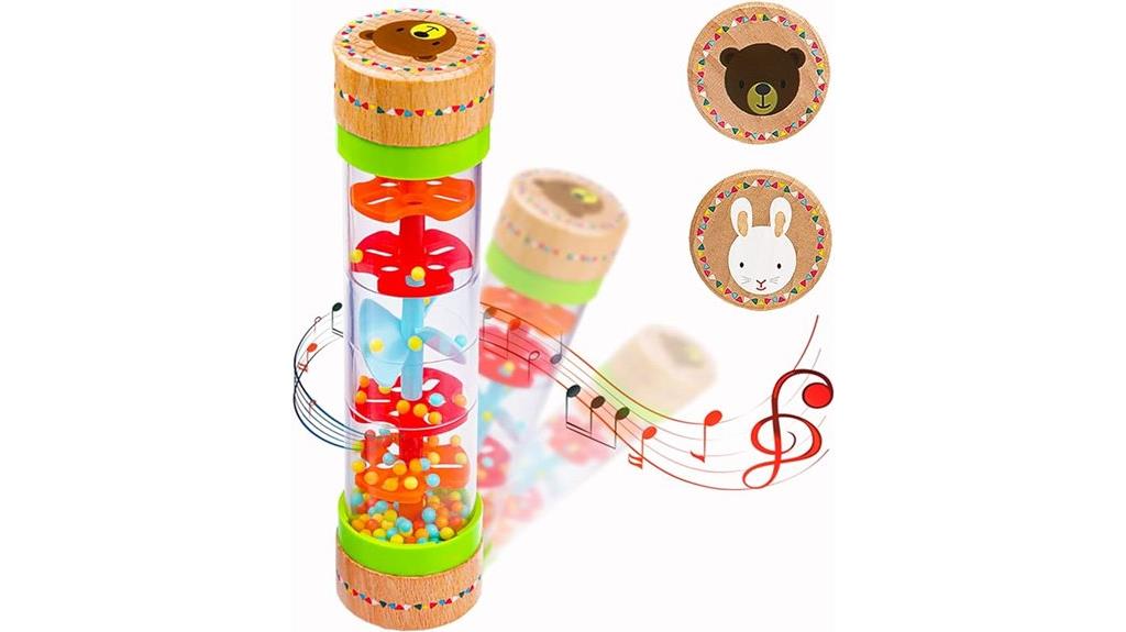 mini wooden rain stick