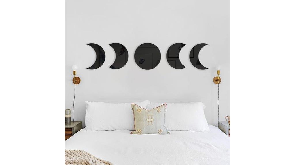 moon phases wall decals