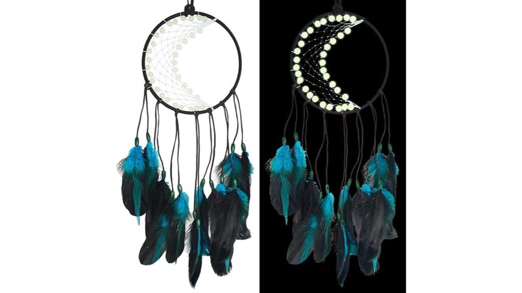 moonlit feather dreamcatcher