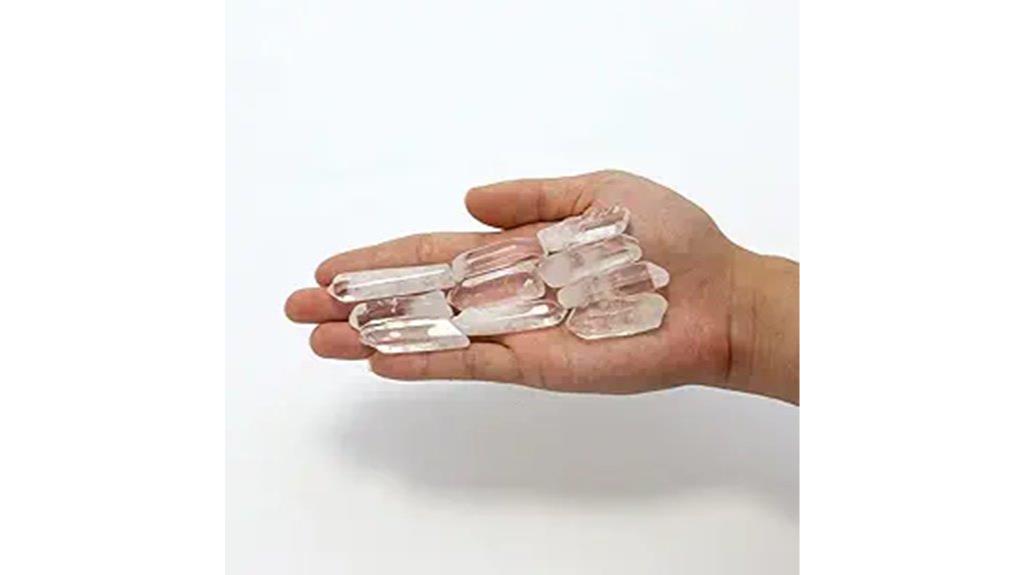 natural clear quartz crystals pack