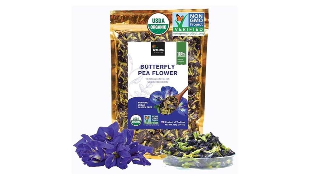 organic butterfly pea tea