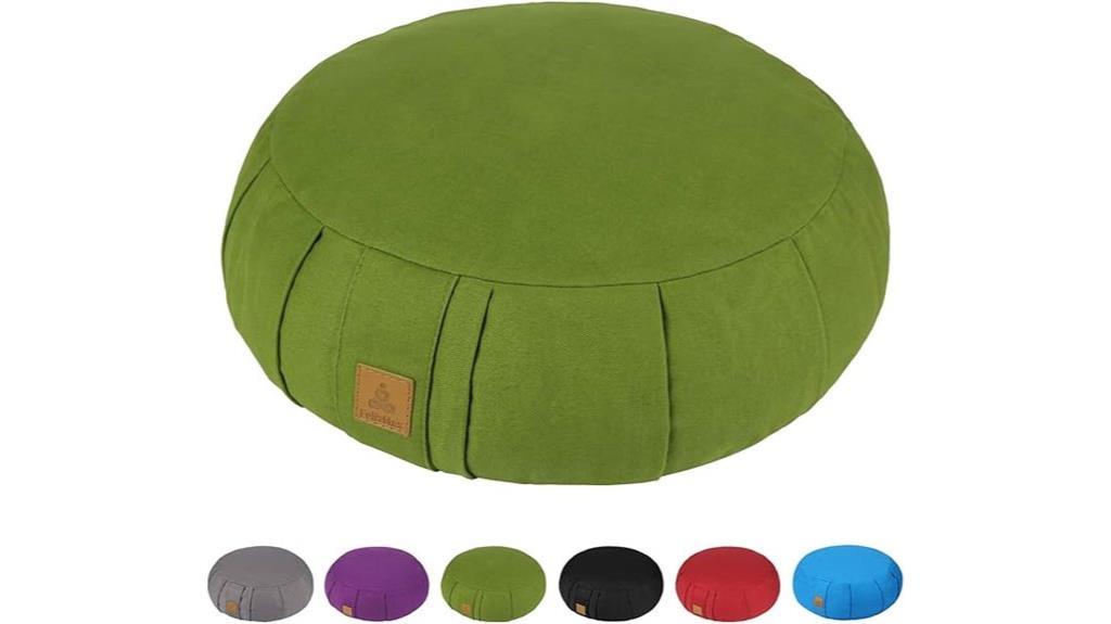 organic cotton round cushion
