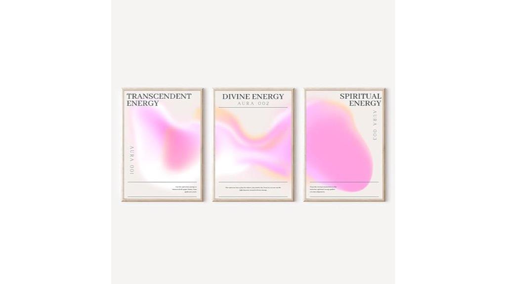 pink gradient aura art