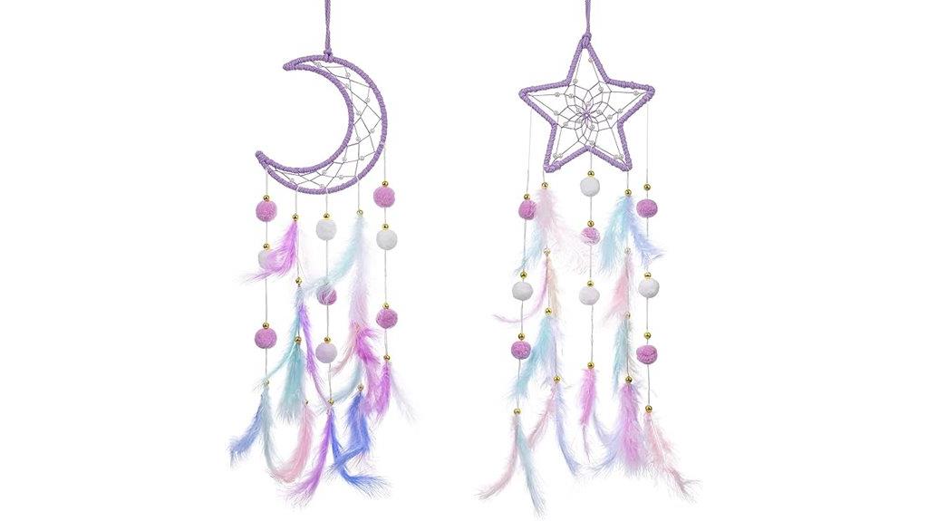 purple dream catcher set