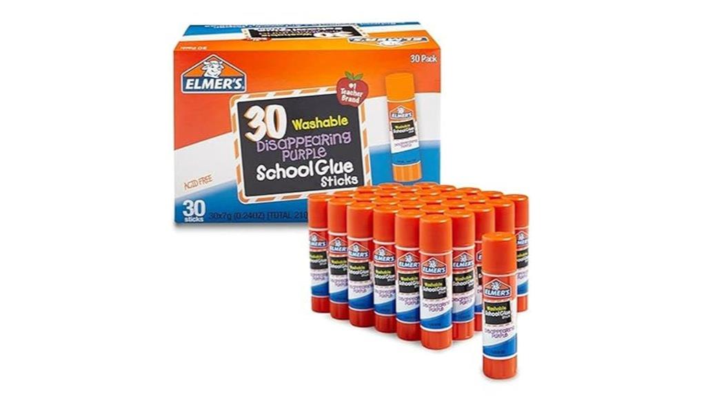 purple glue sticks pack