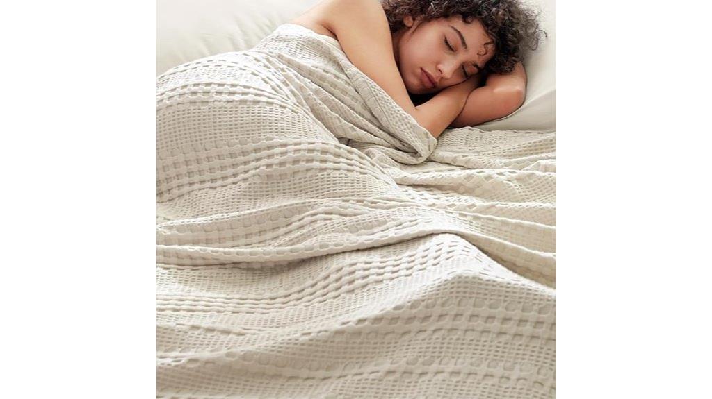 queen size waffle blanket