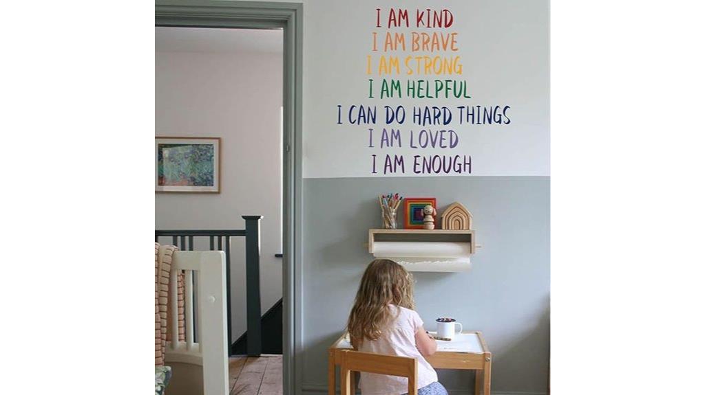 rainbow self esteem sticker