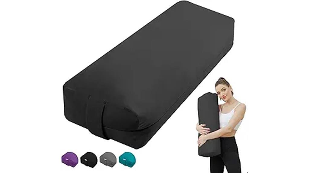 rectangular restorative yoga pillow
